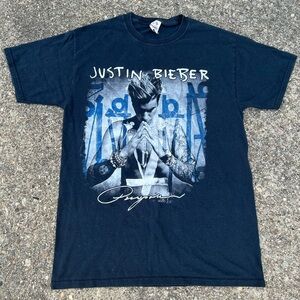 Rare Justin Bieber Purpose World Tour 2016 Tee Shirt Short Sleeve 🎧